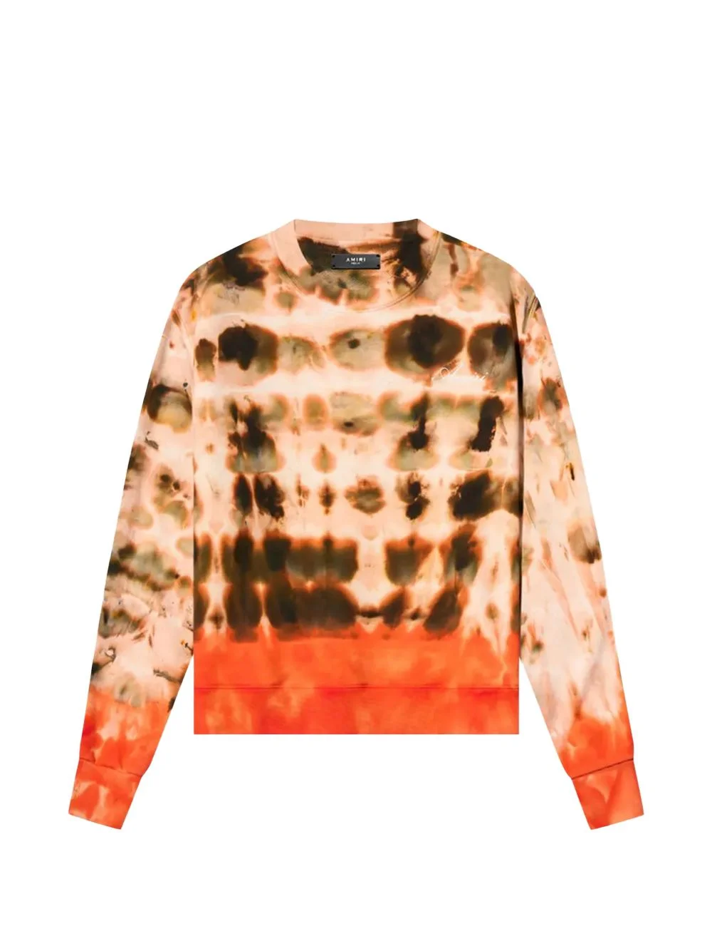 tie-dye crew-neck sweatshirt - 1