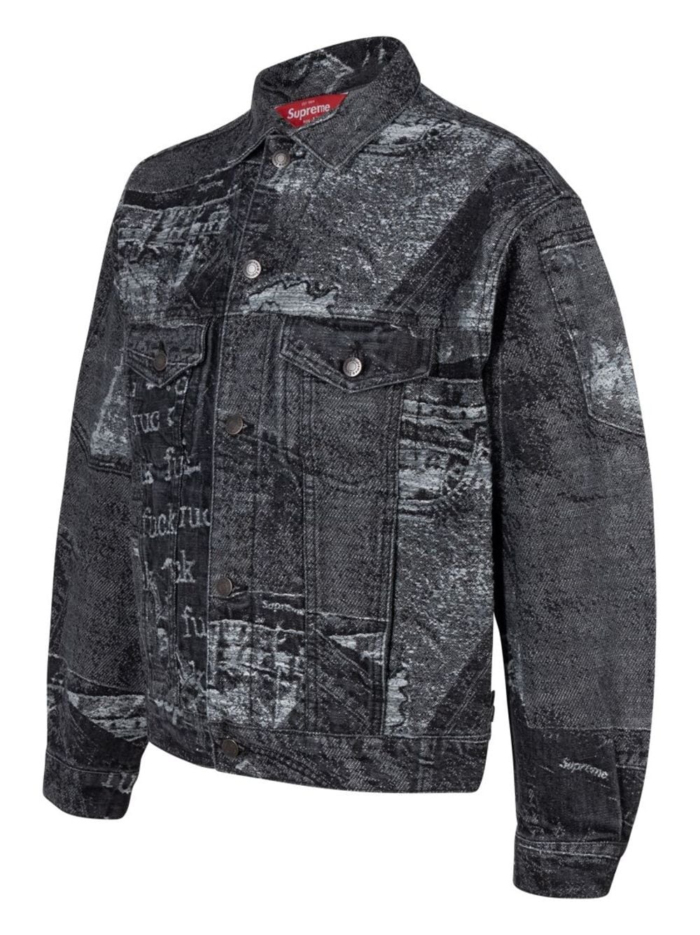 Archive denim trucker jacket - 3