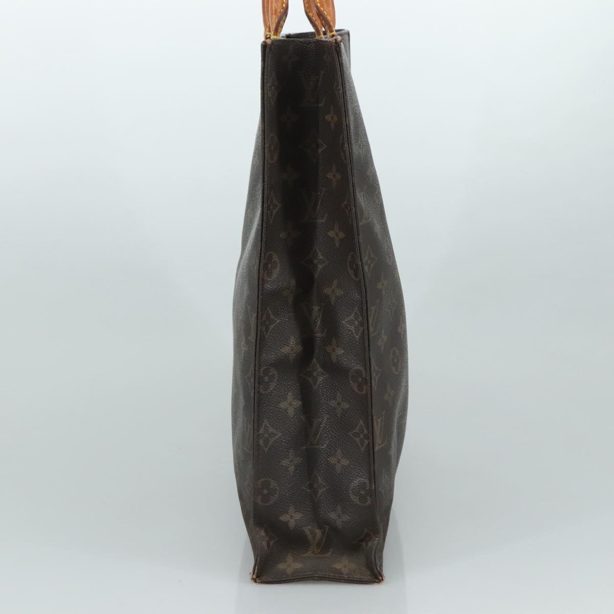 LOUIS VUITTON Monogram Sac Plat Hand Bag M51140 - 3
