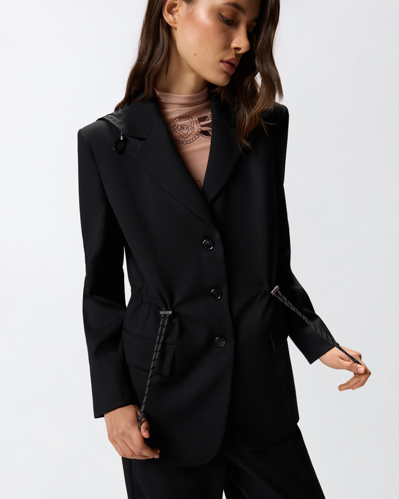 HOODED JACKET WITH DRAWSTRING 5