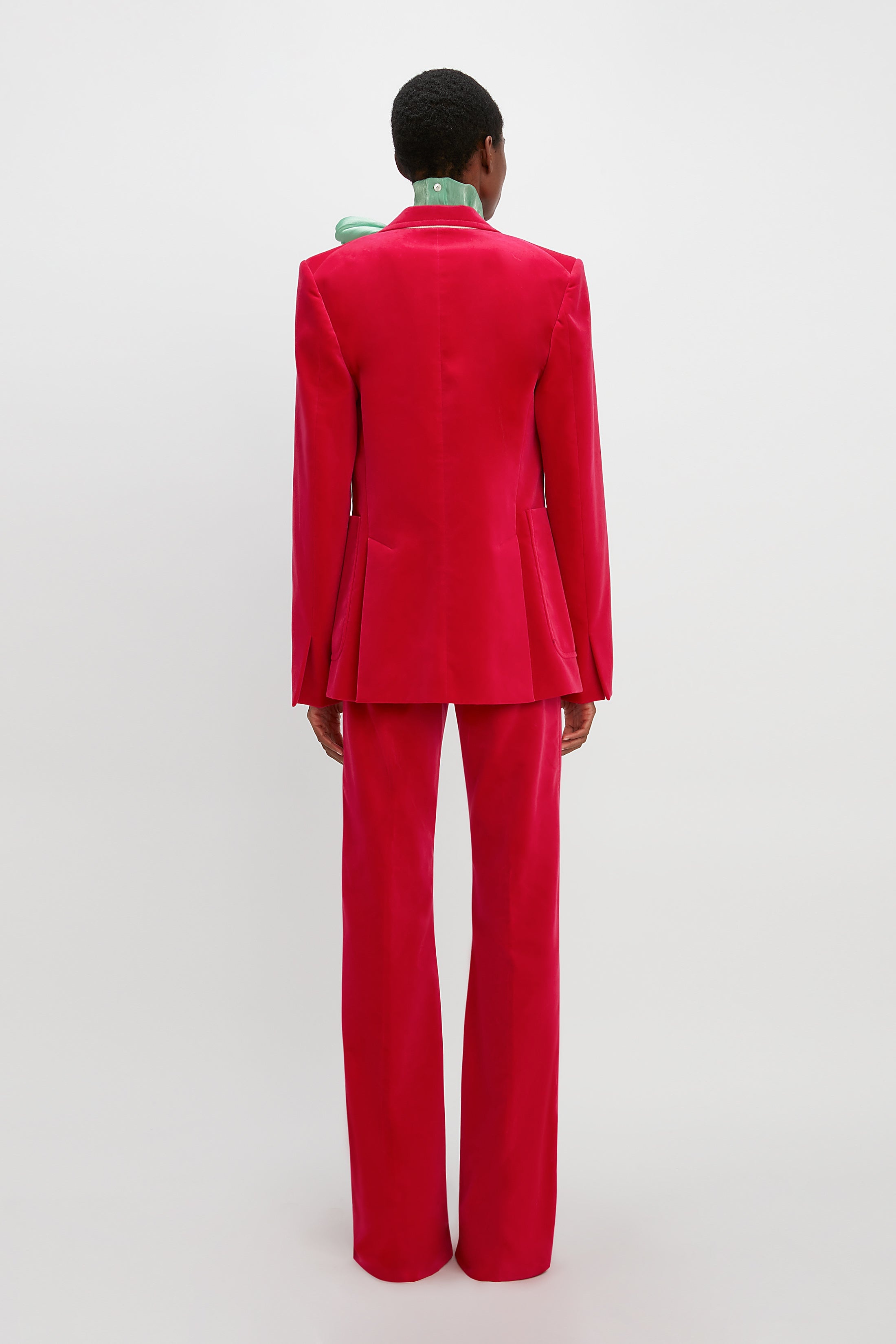 Patch Pocket Jacket in Hot Pink - 4