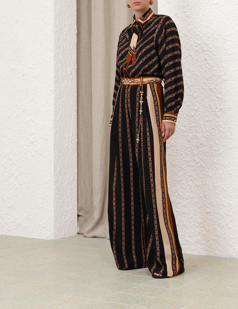 BELTED WIDE LEG PANT 8