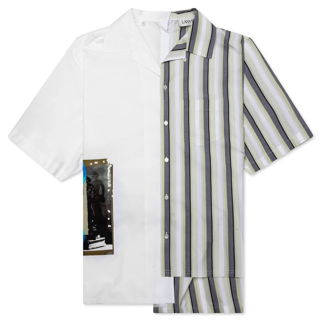 BIGOUT SHORT SLEEVE IN POPLIN - OPTIC WHITE - 1