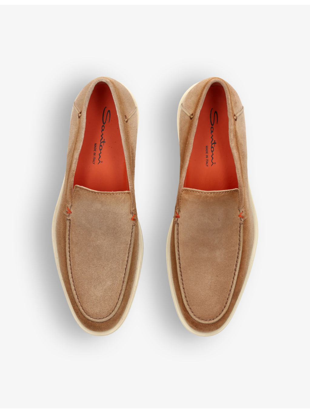 Detroit contrast-sole suede loafers - 2