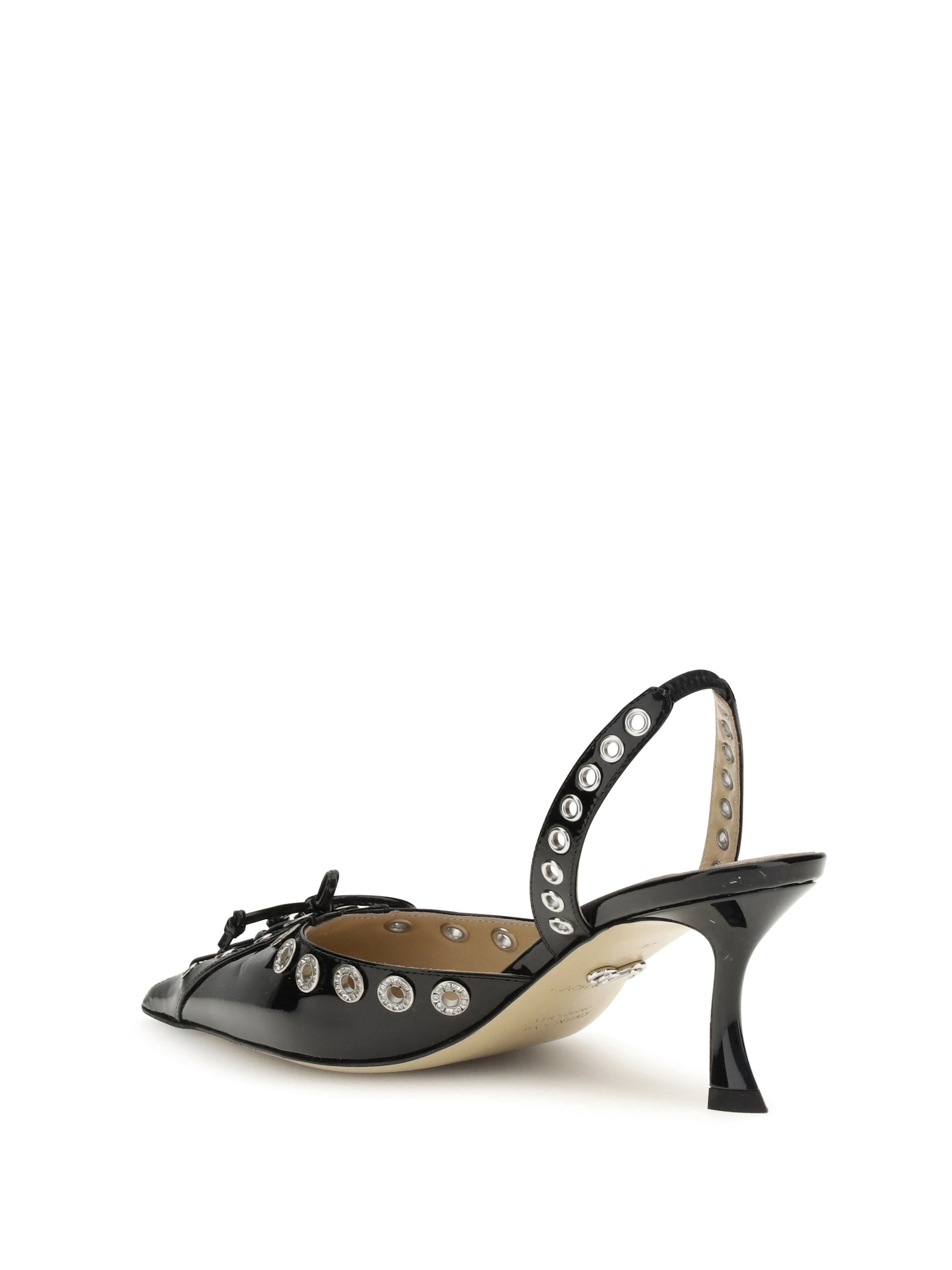 Mach & Mach Women Crystalized Corset Pointed Toe Slingback - 3