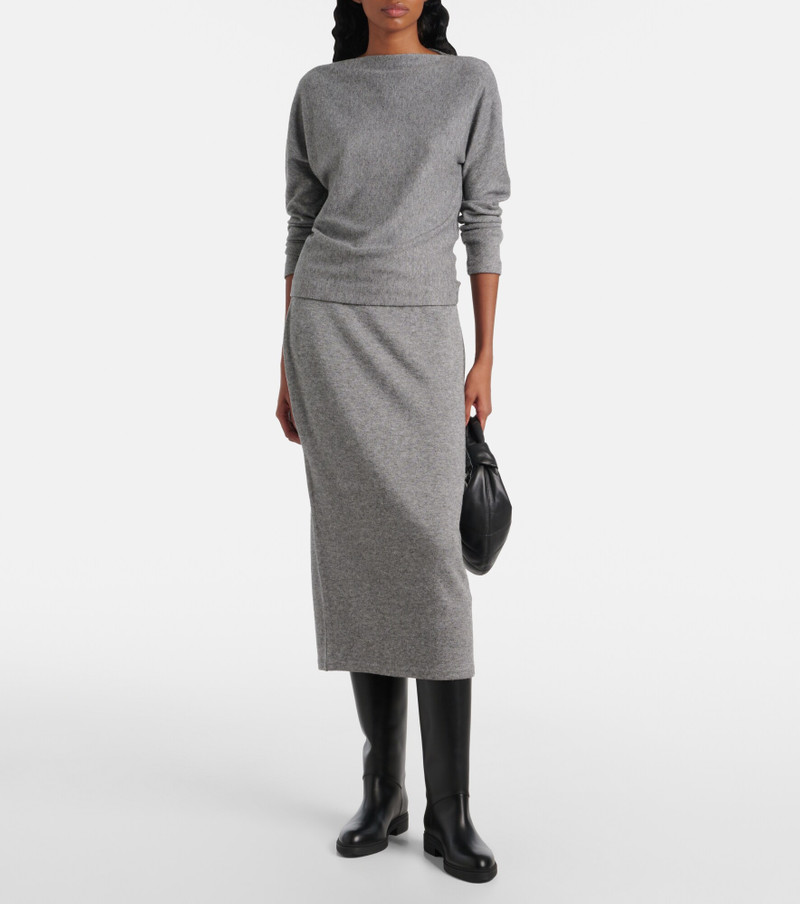Vince Jersey midi skirt outlook