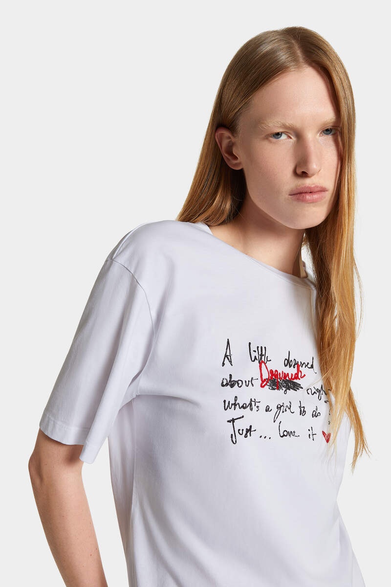 WASH BREEZY FIT DOODLE T-SHIRT - 5