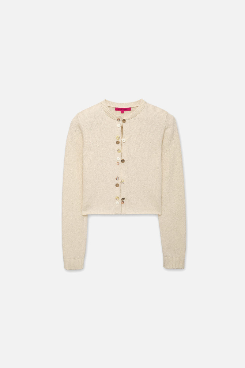 NORA LITE CREW CARDIGAN 1