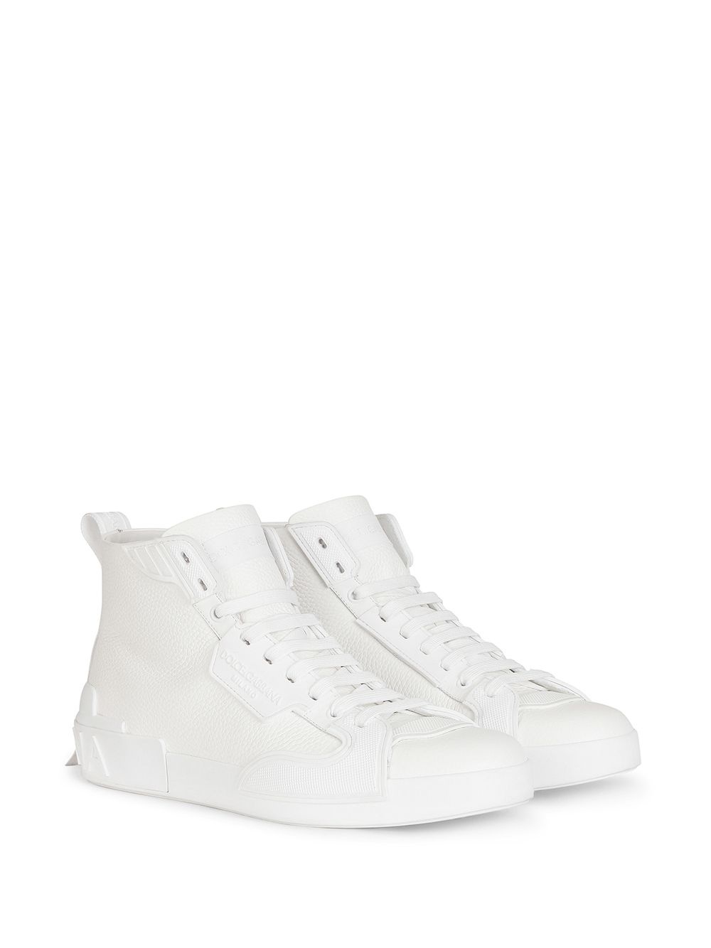 high-top lace-up sneakers - 2