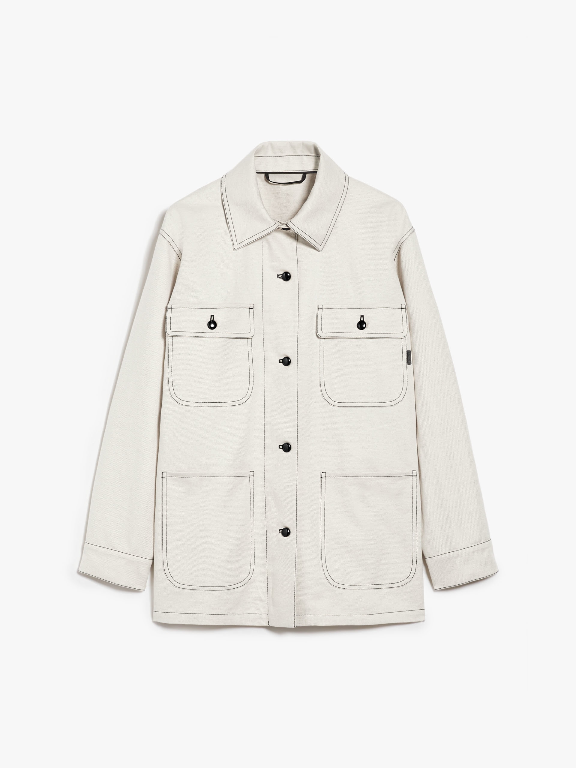 ジャケット MAX MARA Drill Jacket Max Mara DARDANO Cotton and linen drill jacket | REVERSIBLE