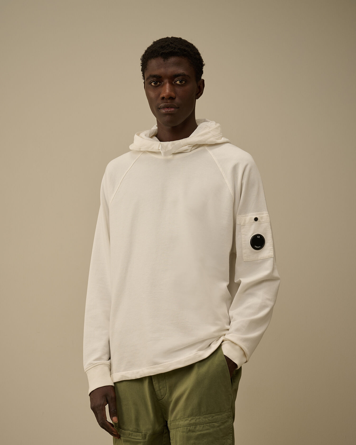 Light Fleece Hooded Lens Sweatshirt - 3