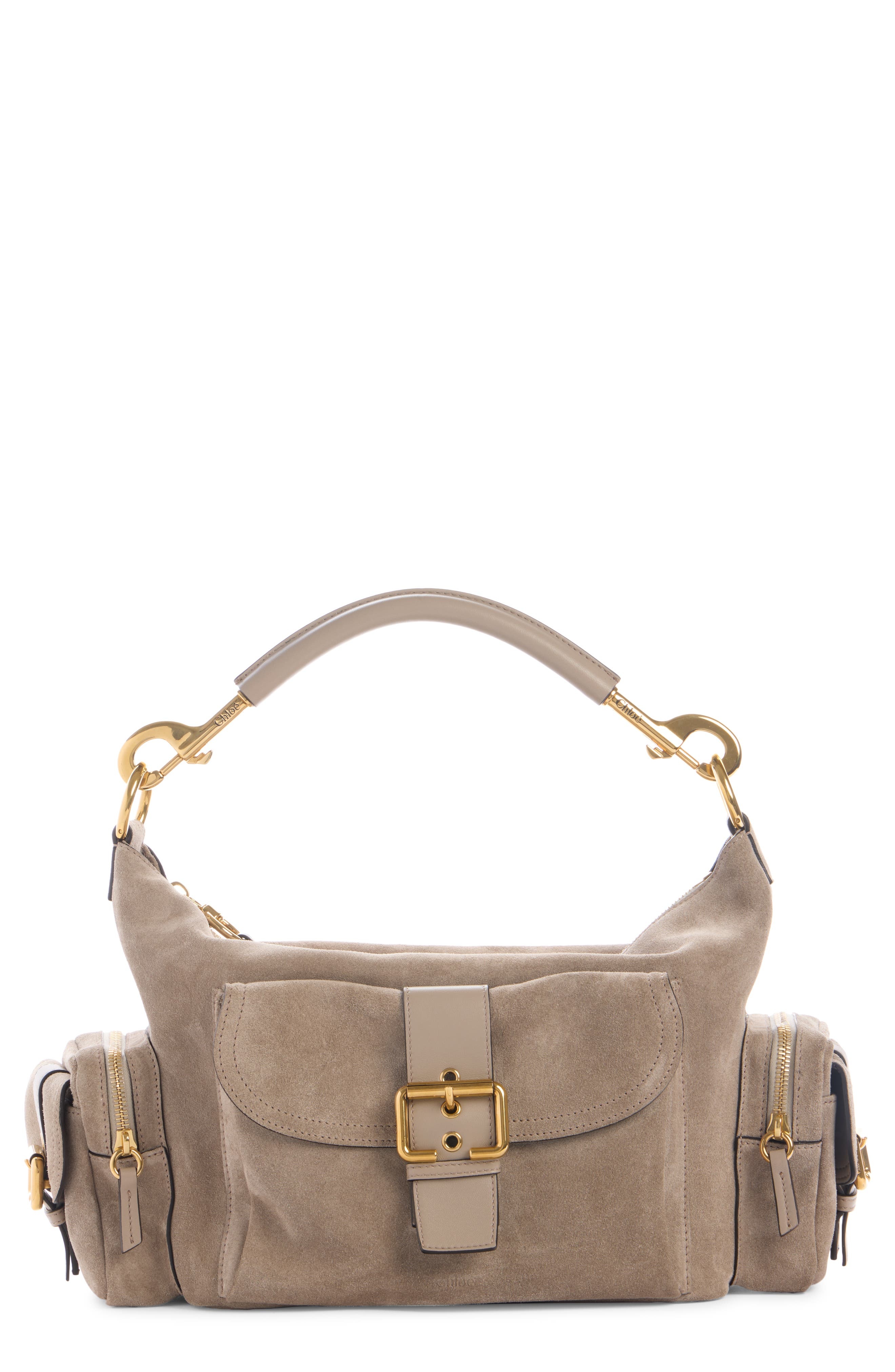 Chloé Suede Camera Bag in Motty Grey at Nordstrom - 1