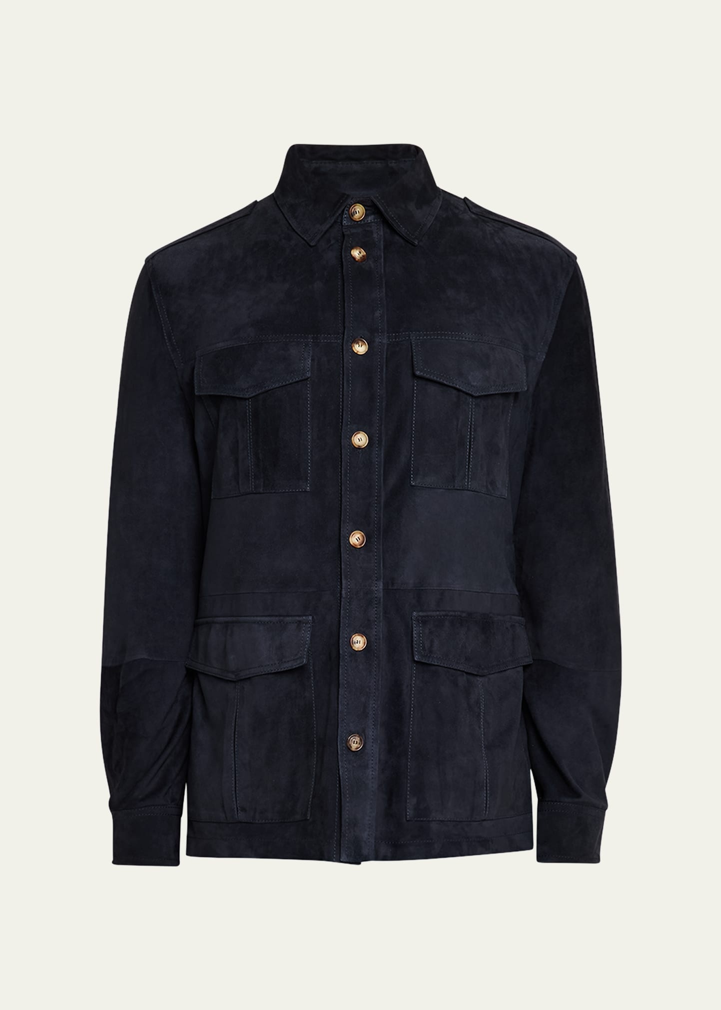 Men's Suede Field Jacket - 1
