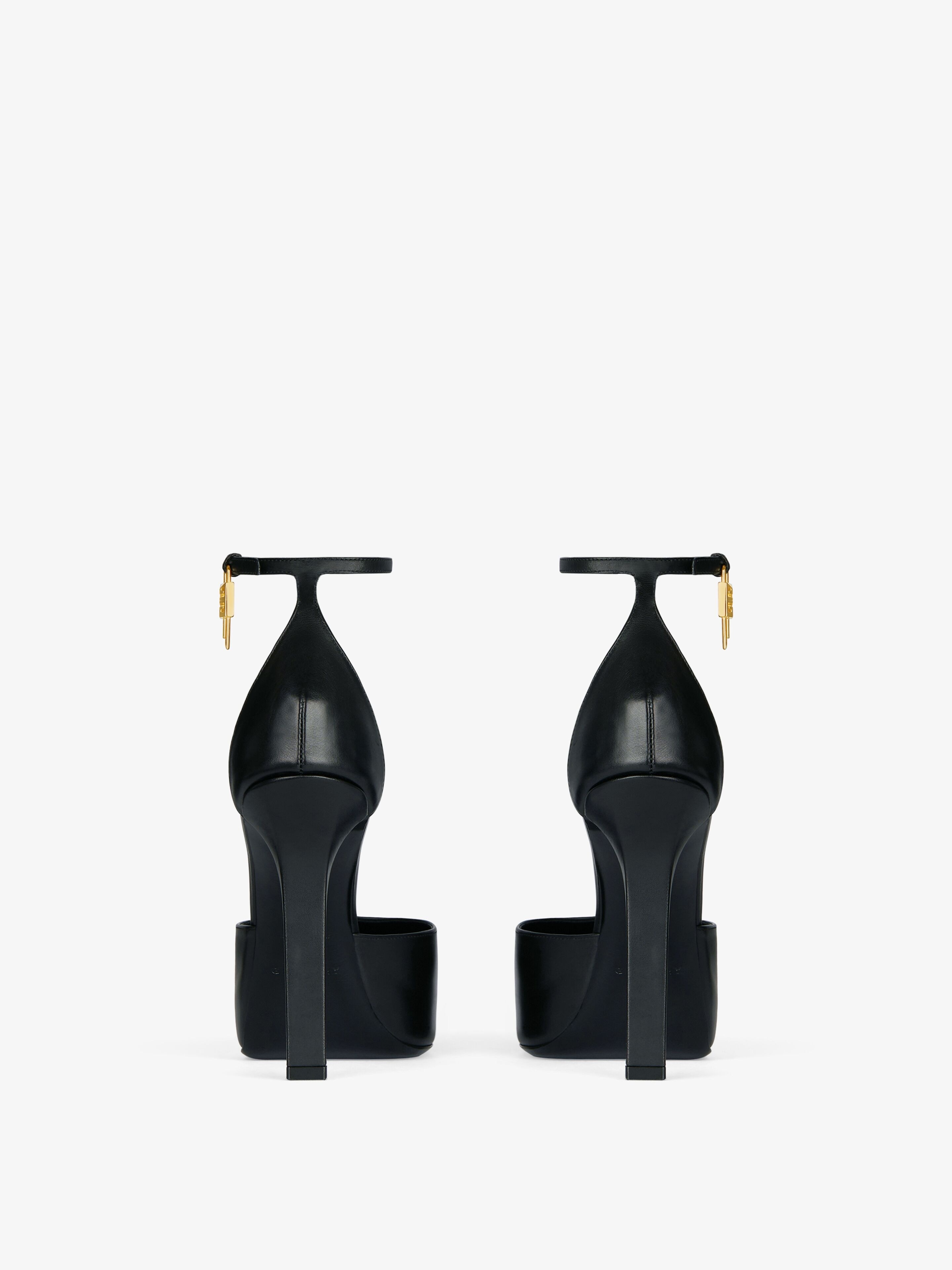 G-LOCK PLATFORM PUMPS IN LEATHER - 7