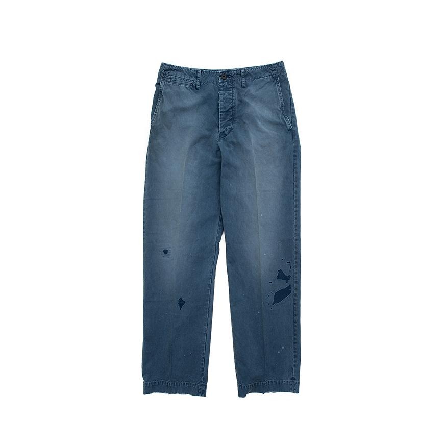 CHINO PANTS HW DMGD INDIGO - 1