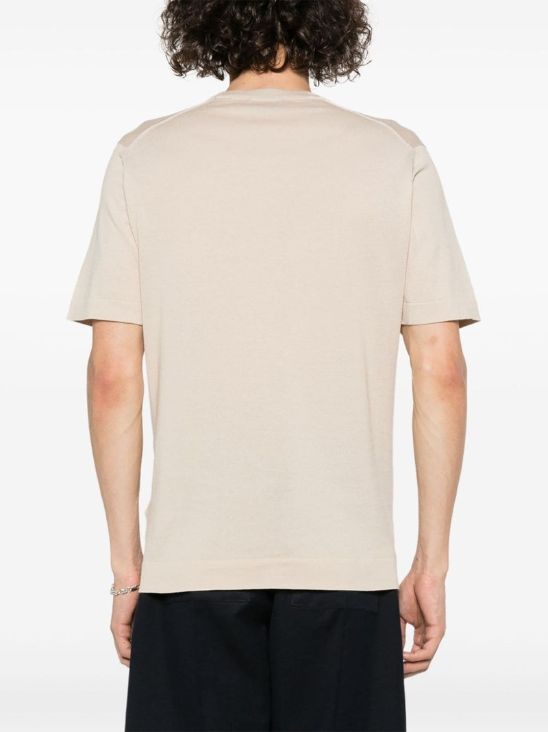 fine-knit cotton T-shirt 4