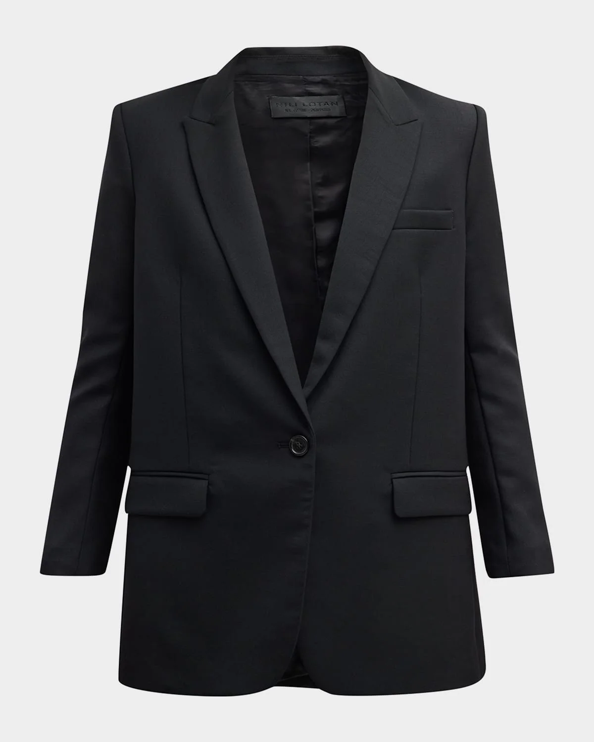 Diane Single-Breasted Blazer Jacket - 1