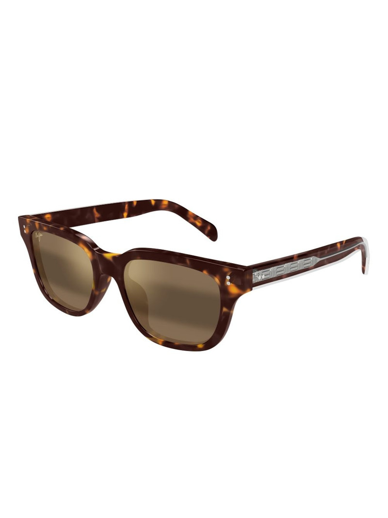 Maui Jim Likeke tortoiseshell square sunglasses outlook