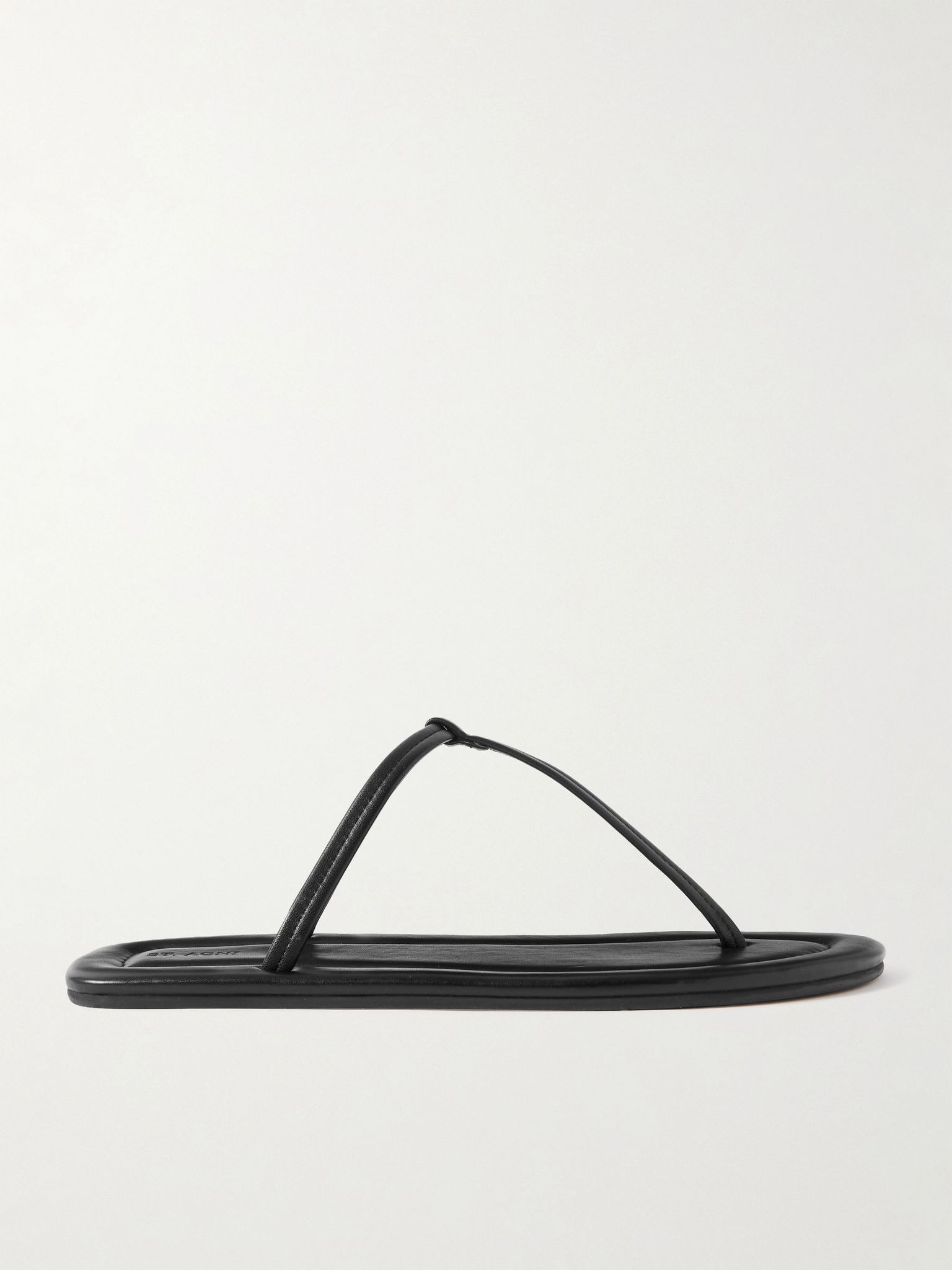 T leather sandals Black - 1