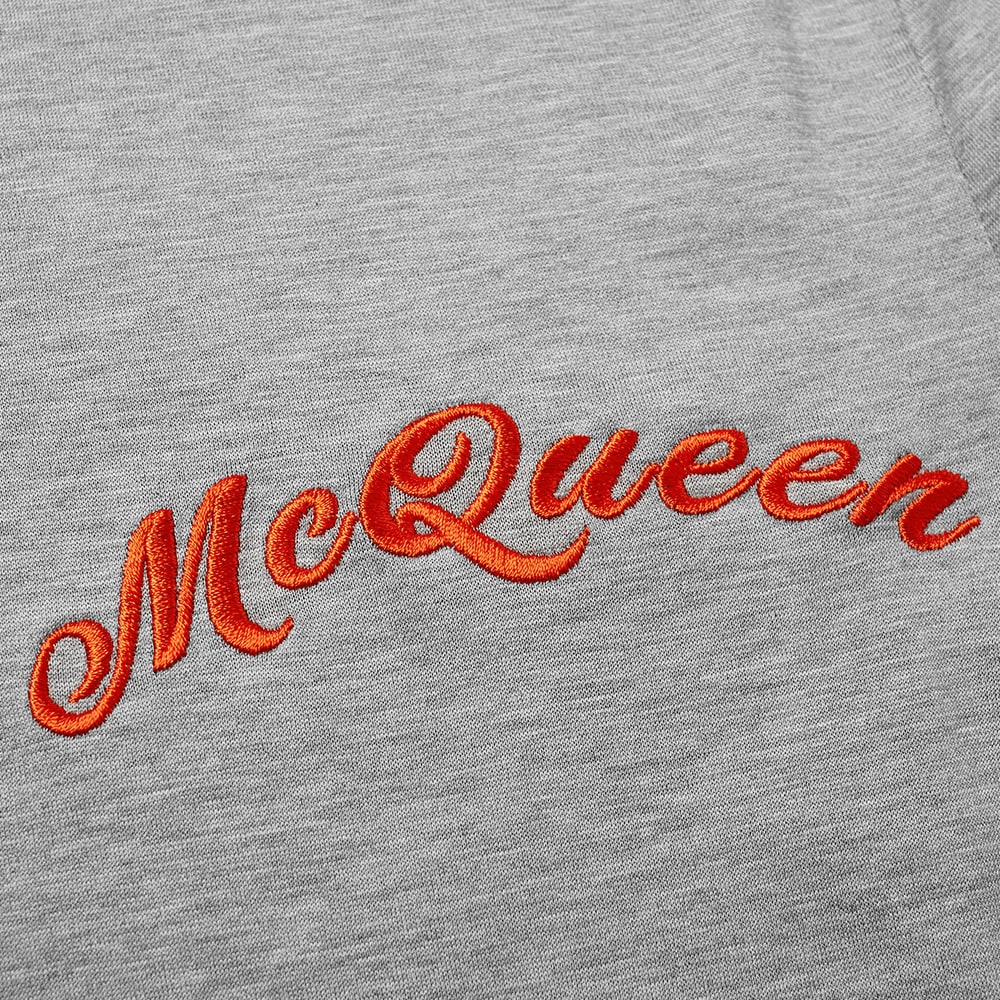 Alexander McQueen Logo Embroidered Tee - 2