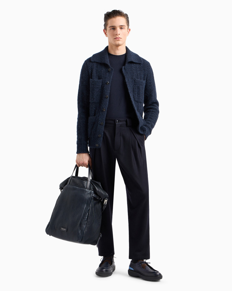 GIORGIO ARMANI Alpaca and cotton cardigan outlook