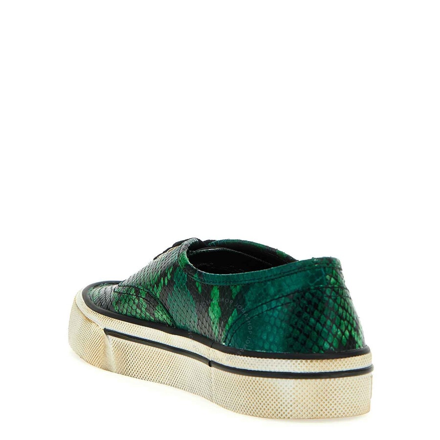 Bally - Bally Lyder Snakeskin-Effect Low-Top Sneakers - 3