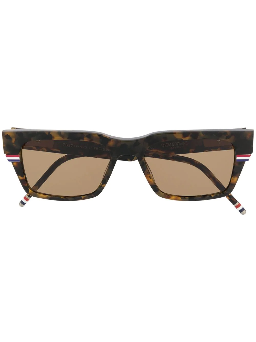 wrap-around rectangle sunglasses - 1