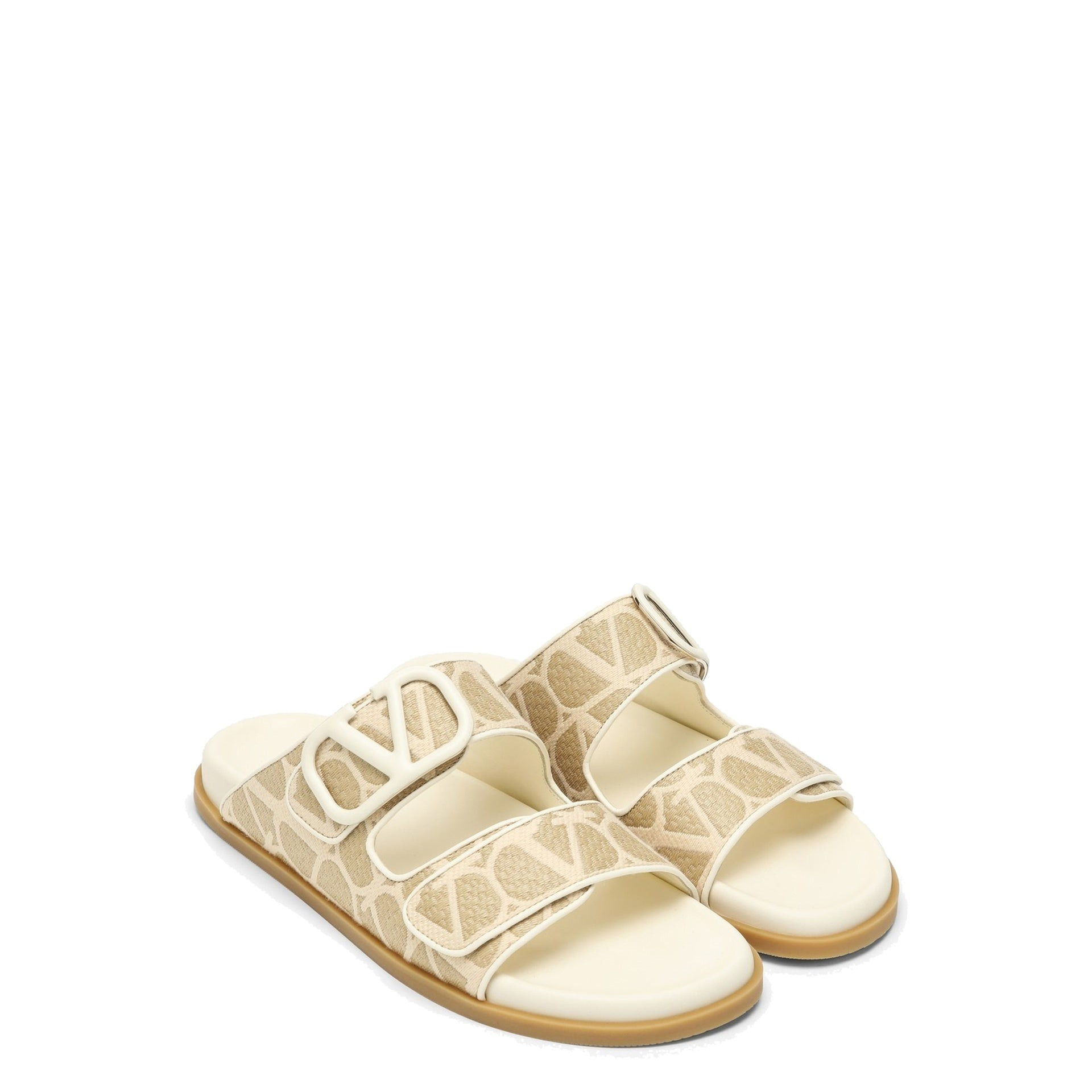 Valentino Garavani Toile Iconographe Flat Sandals Women - 2