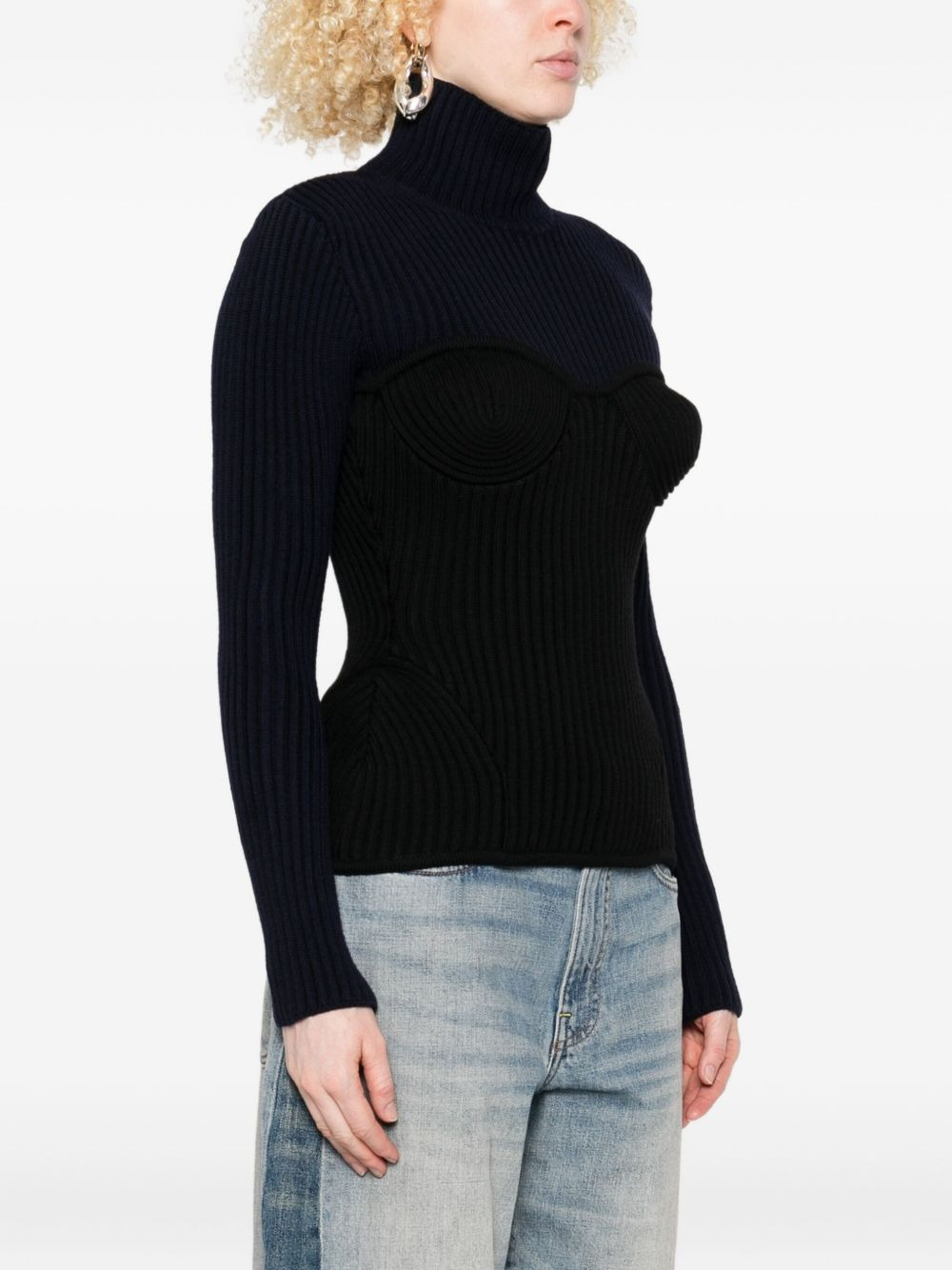 merino wool-blend top - 3