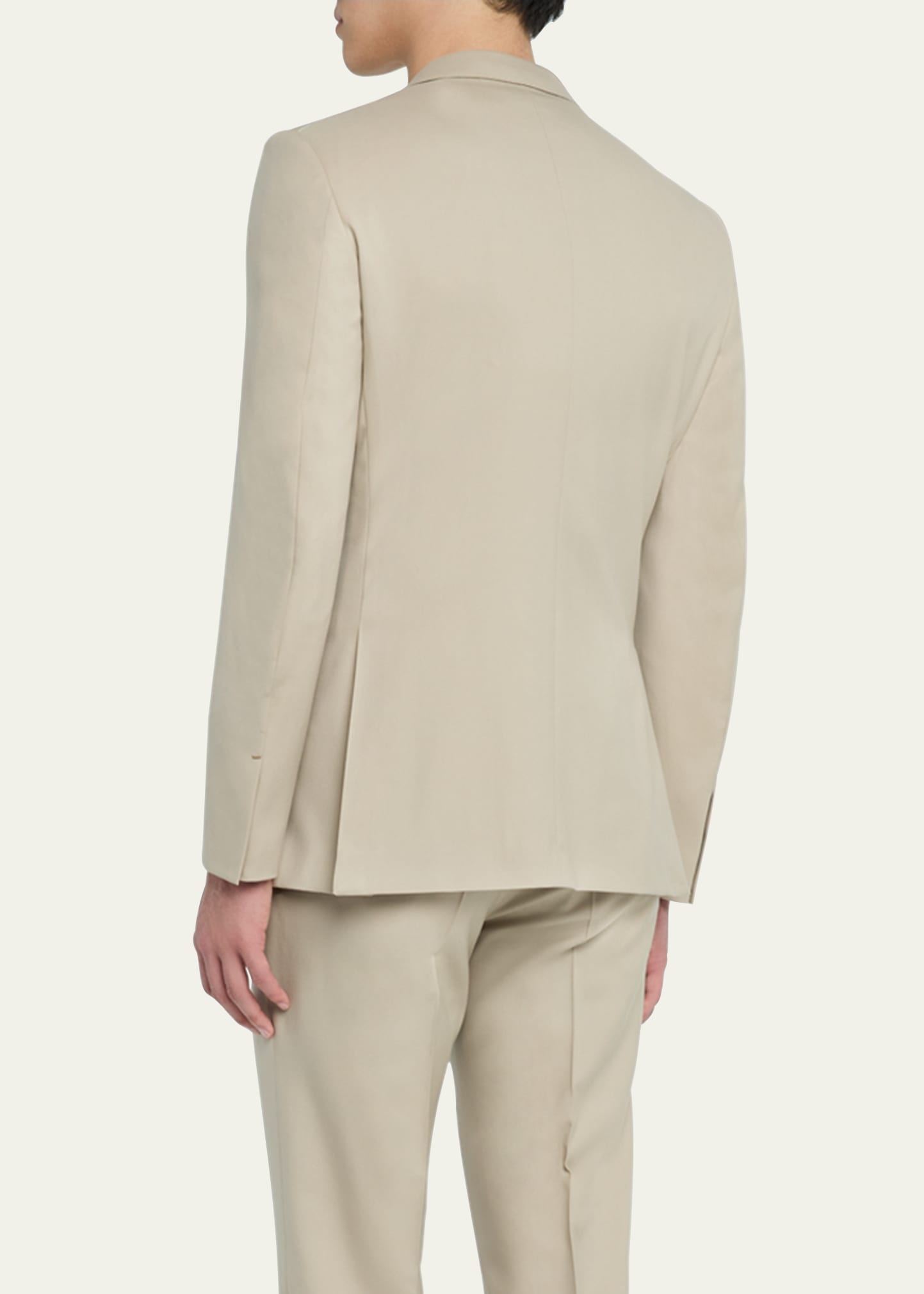 Men's Solid Trofeo Wool Suit - 3