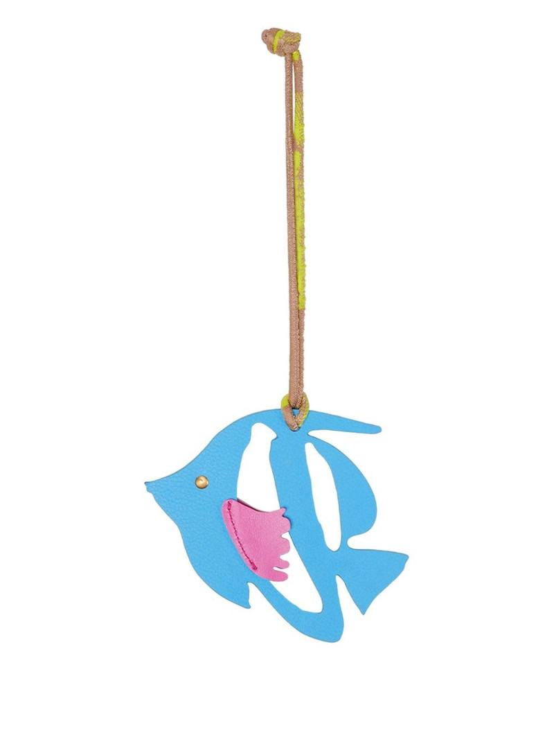 VERSACE fish-shaped charm outlook