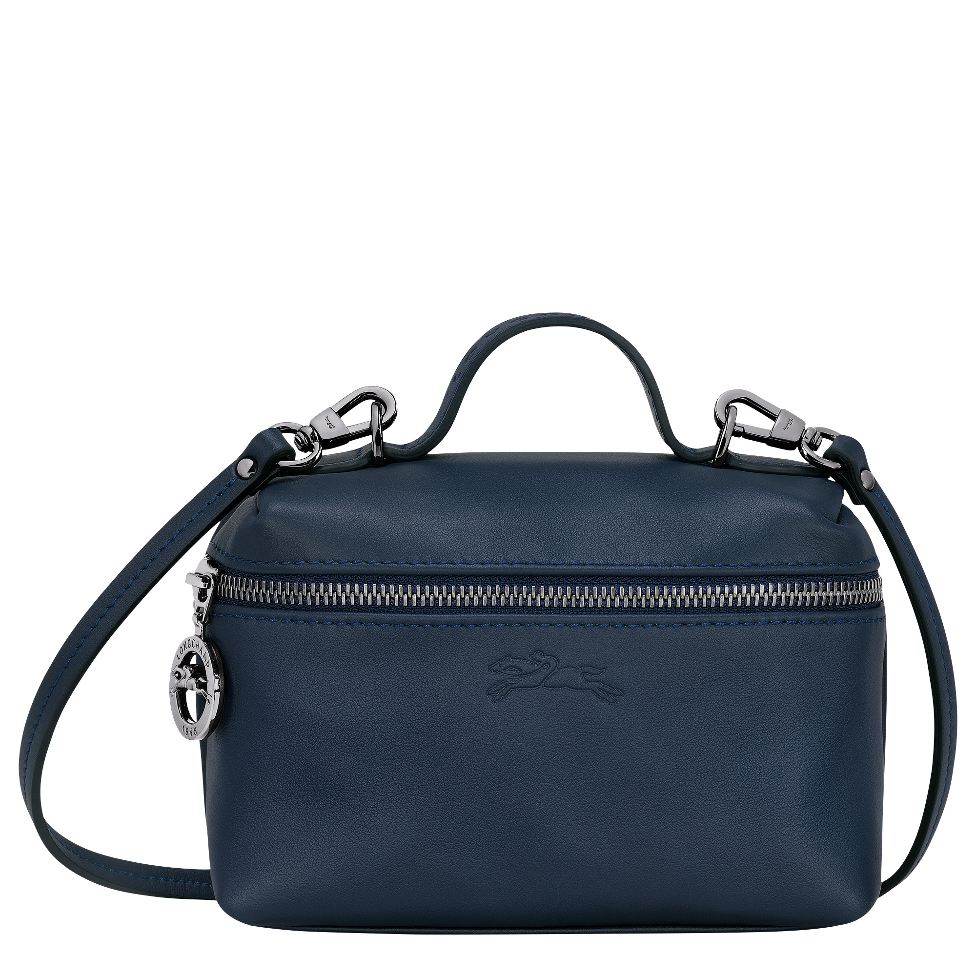 Le Pliage Xtra XS Vanity Navy - Leather - 1