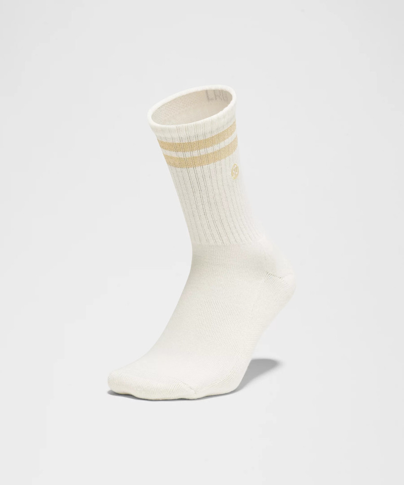 Unisex Daily Essential Quarter Socks *Metallic Stripe 3