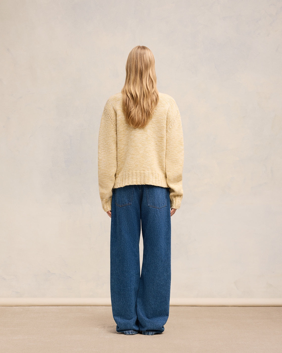 SHEARLING CREW NECK SWEATER - 5