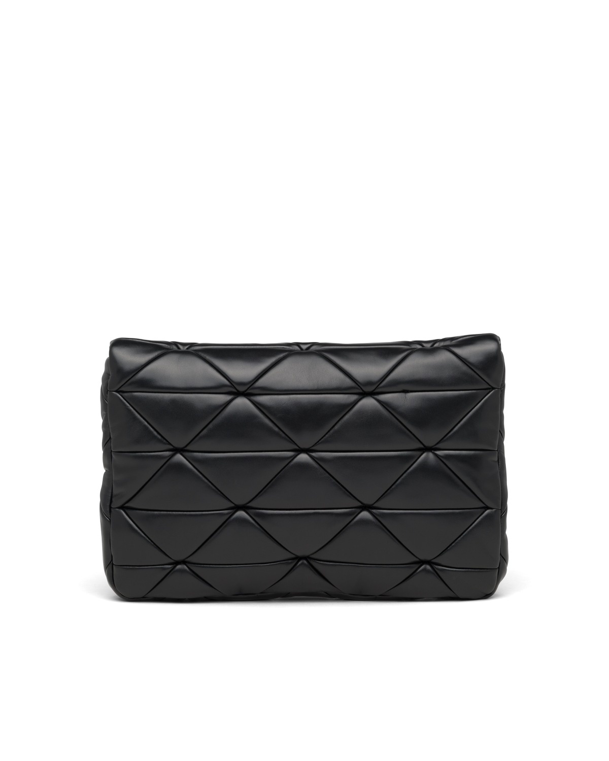 Prada System nappa  leather patchwork clutch - 4