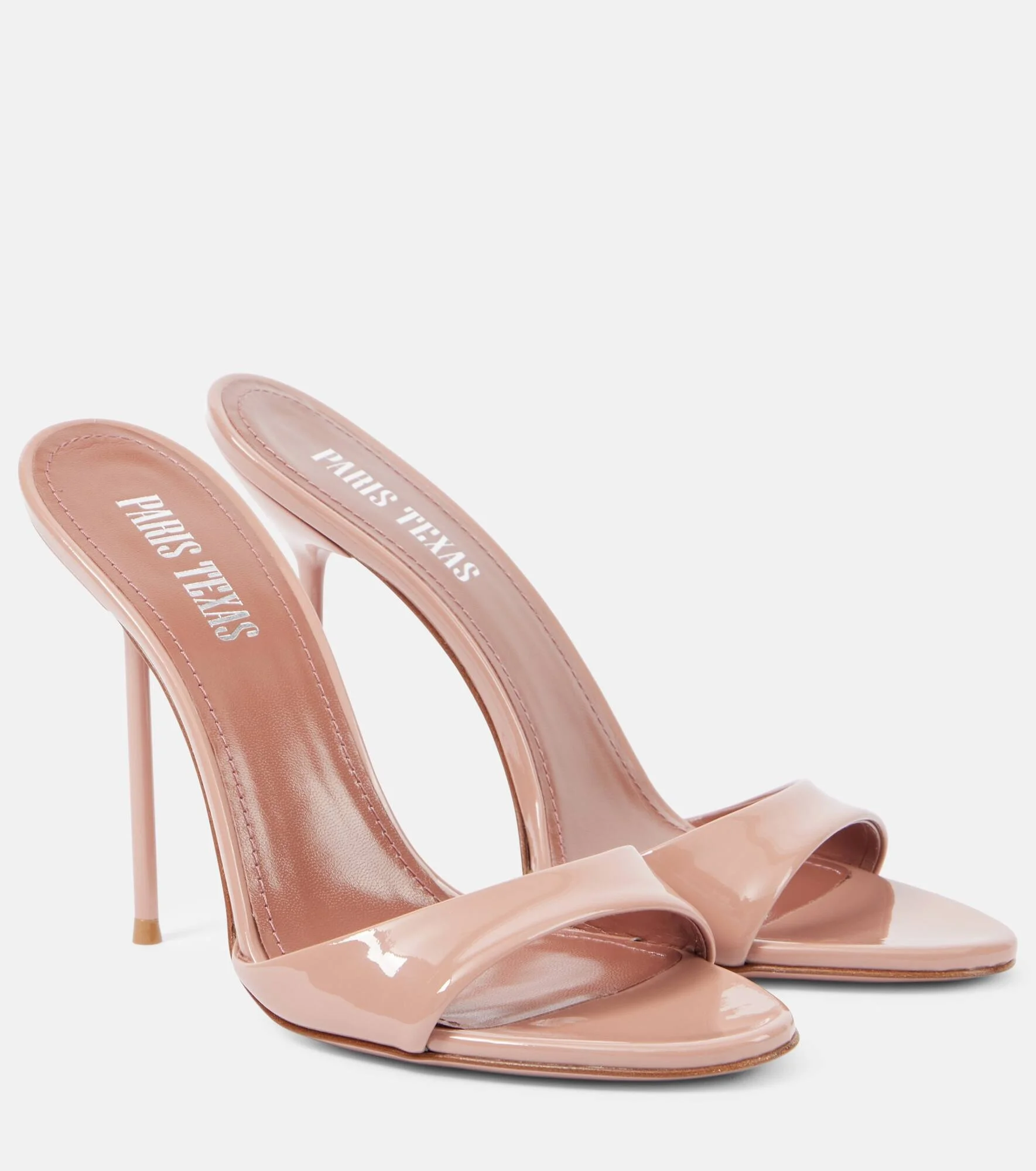 Lidia 105 patent leather mules - 1