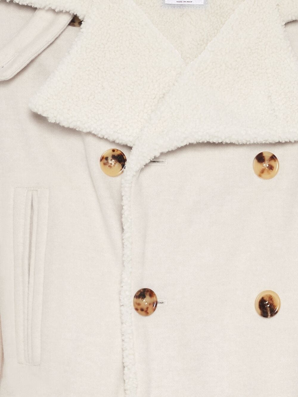 double-breasted wool coat - 7
