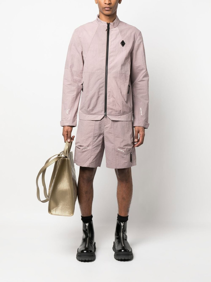 A-COLD-WALL* Irregular Dye logo-print shorts outlook