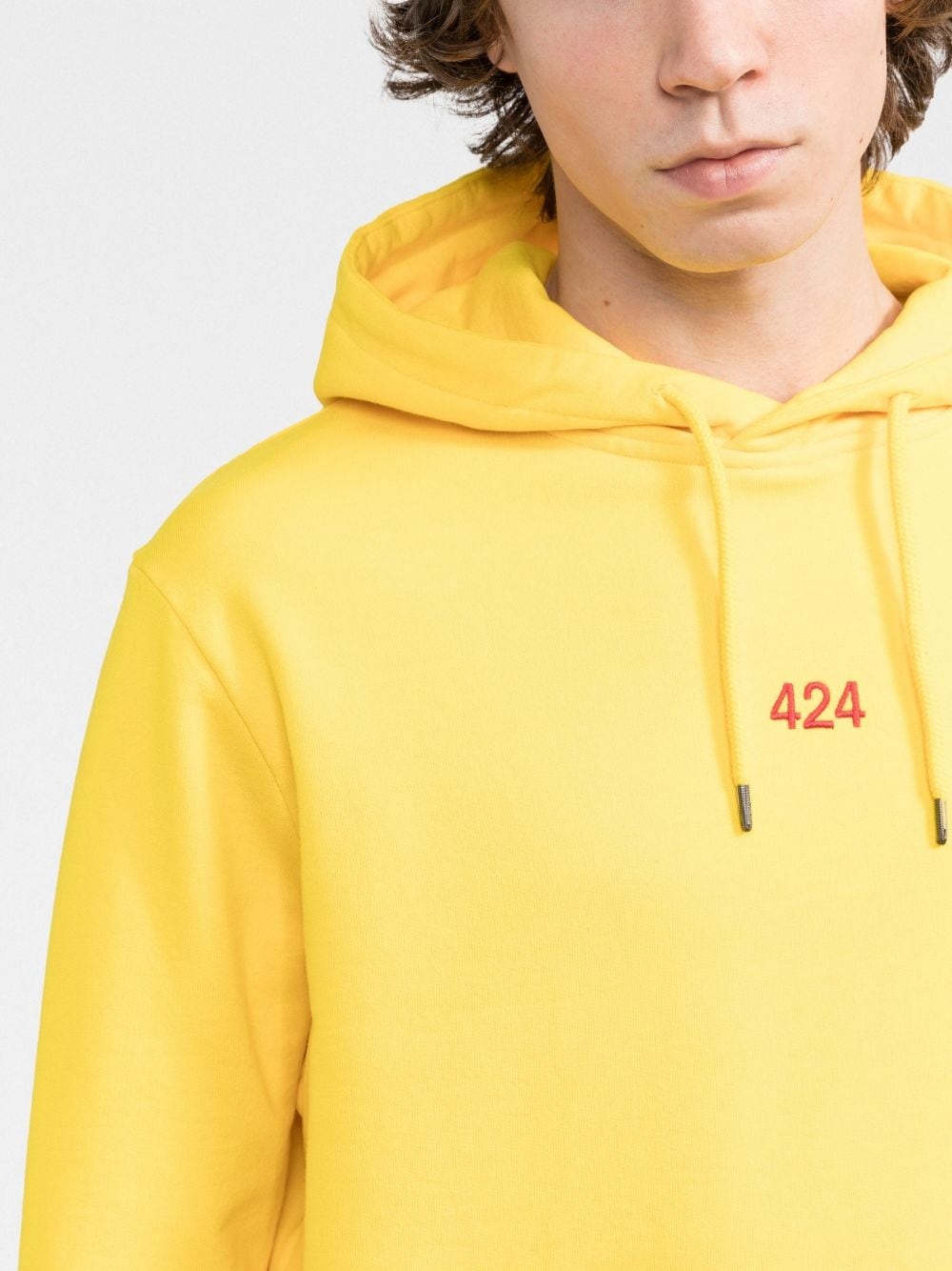 logo-embroidered hoodie - 5