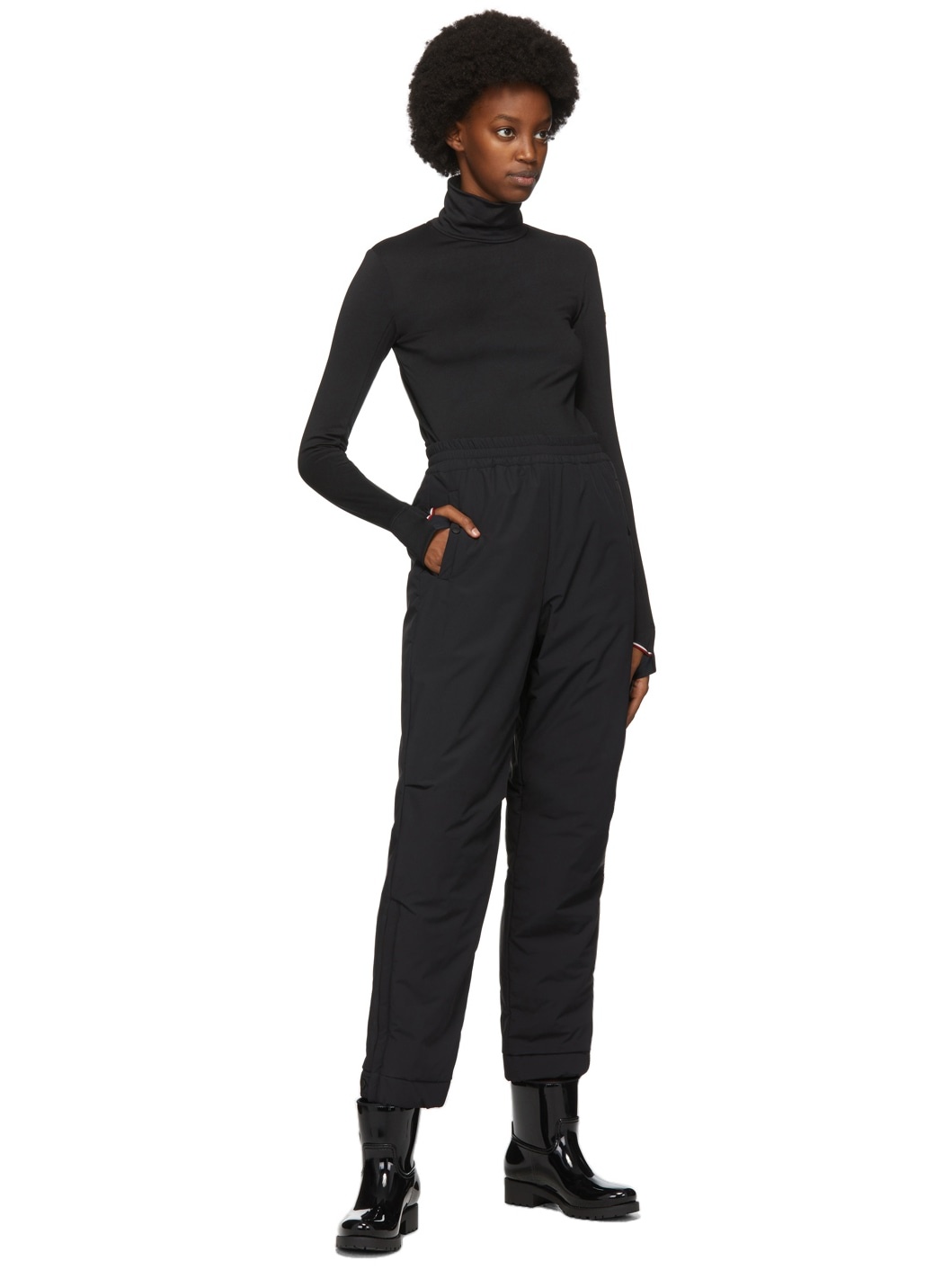 Black Ski Lounge Pants - 4