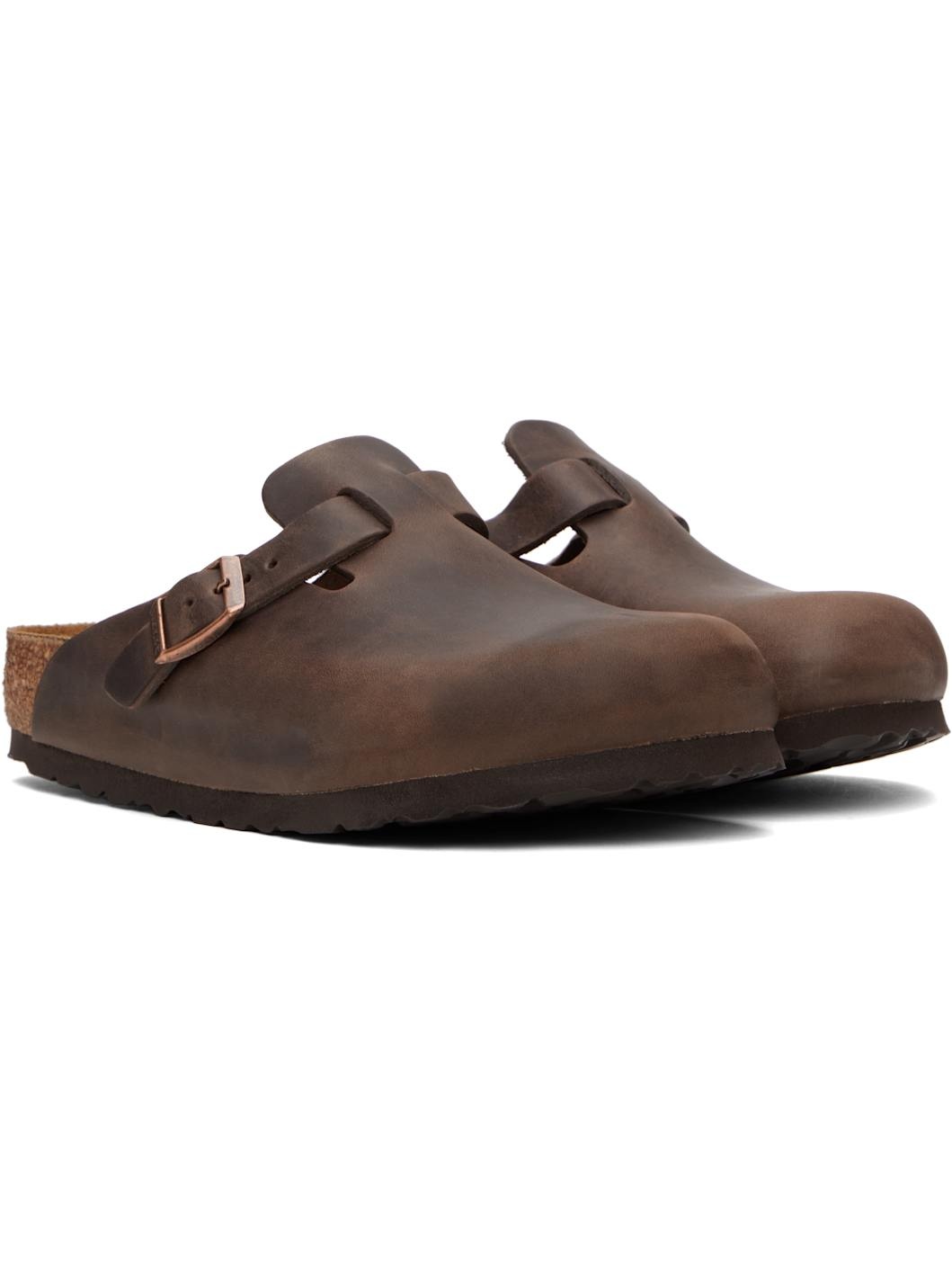 Brown Regular Boston Slip-on Loafers - 4