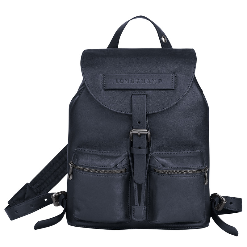 Longchamp 3D S Backpack Midnight Blue - Leather 1