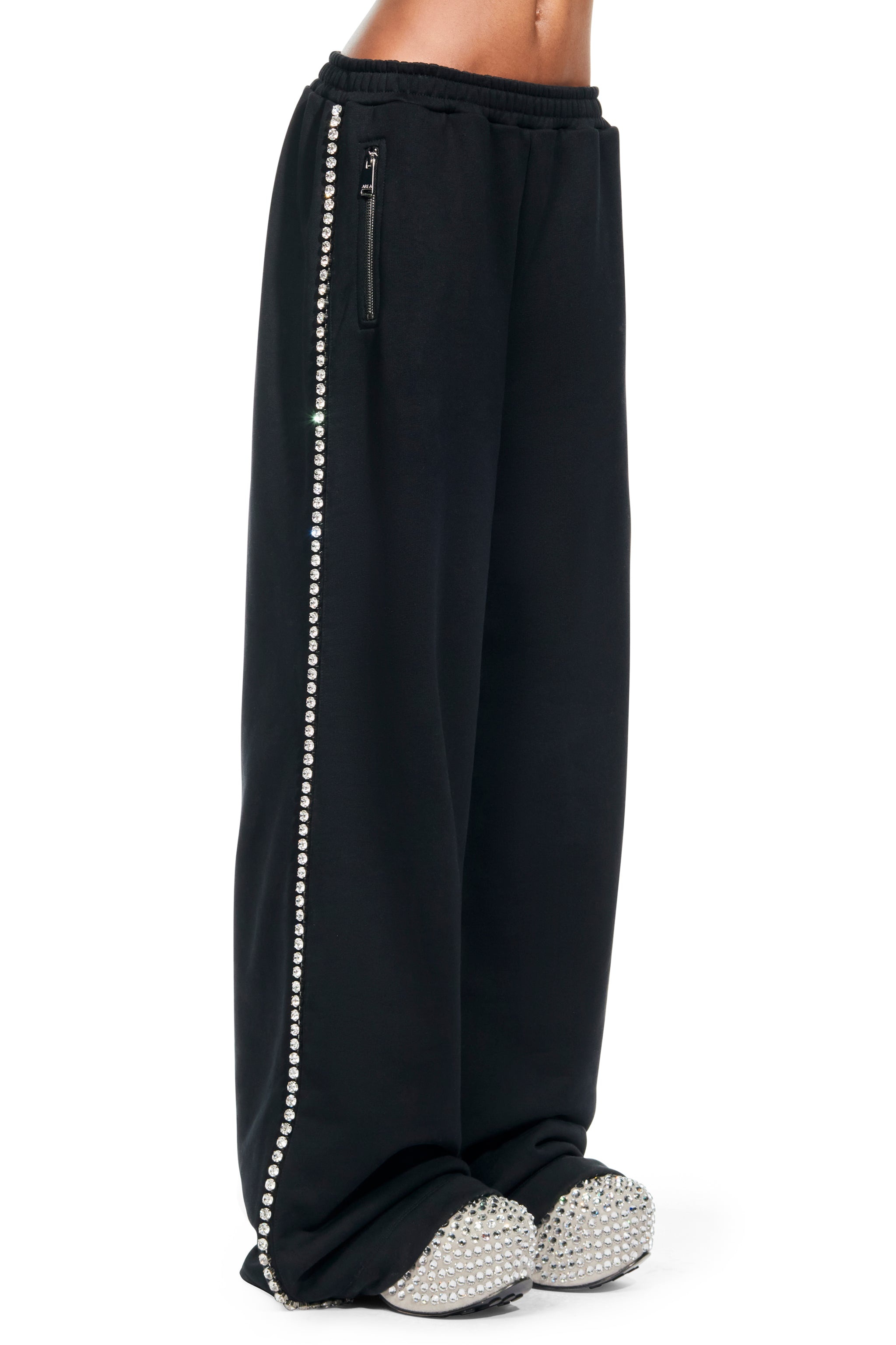 CRYSTAL TRIM TRACK PANT - 1