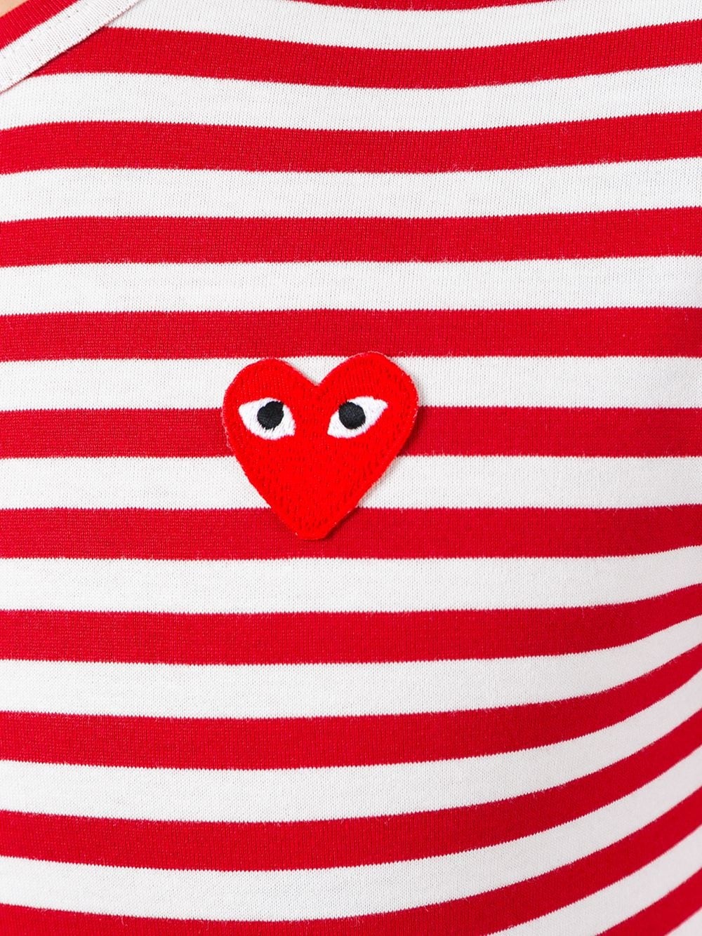 striped heart logo top - 5