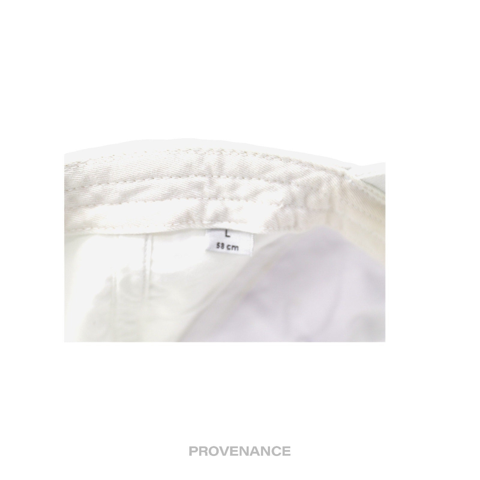 Balenciaga BB Logo Mode Embroidered Cap Hat - White - 9