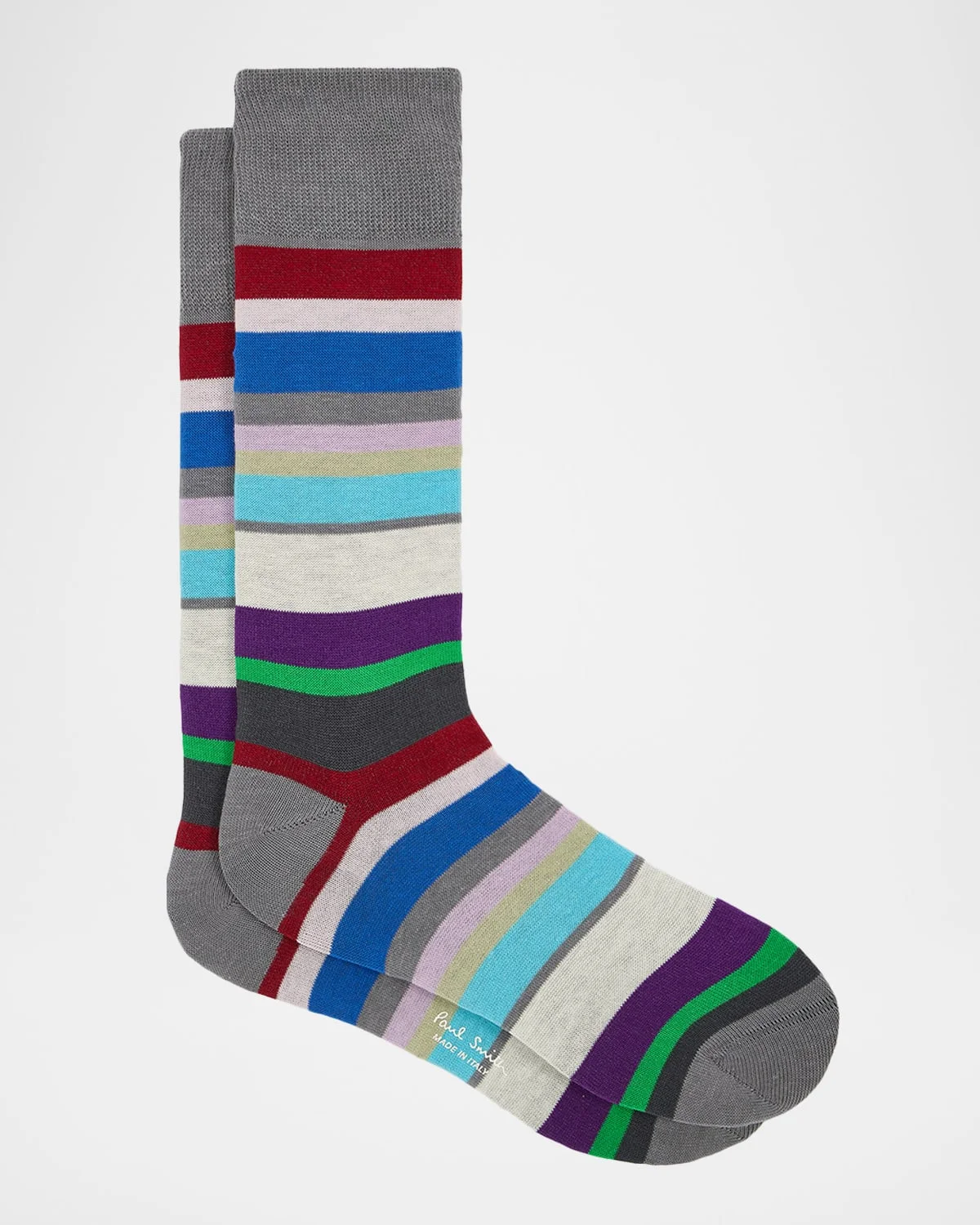 Men's Marek Color-Block Cotton Crew Socks - 1