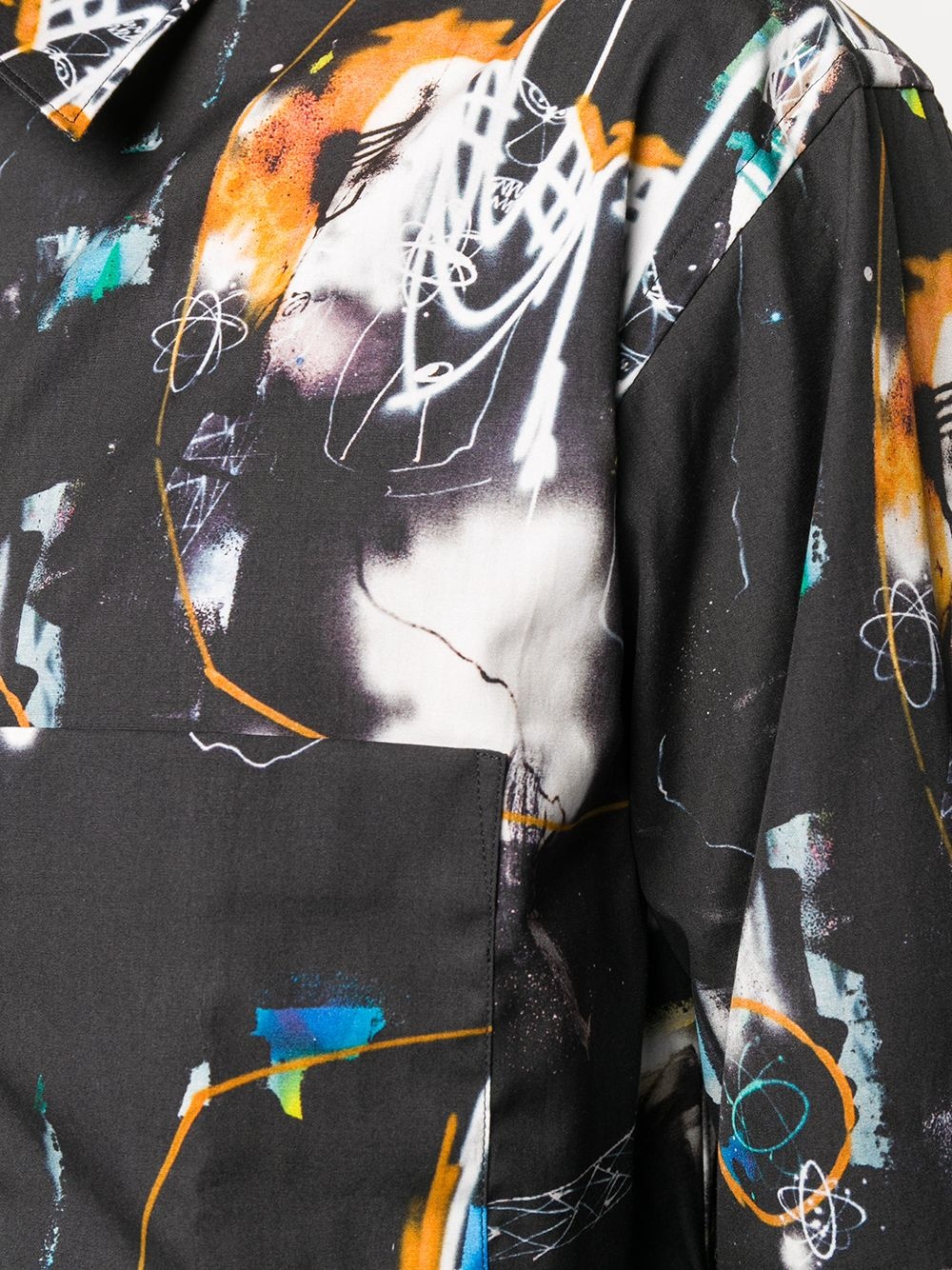 abstract print long-sleeve shirt - 5