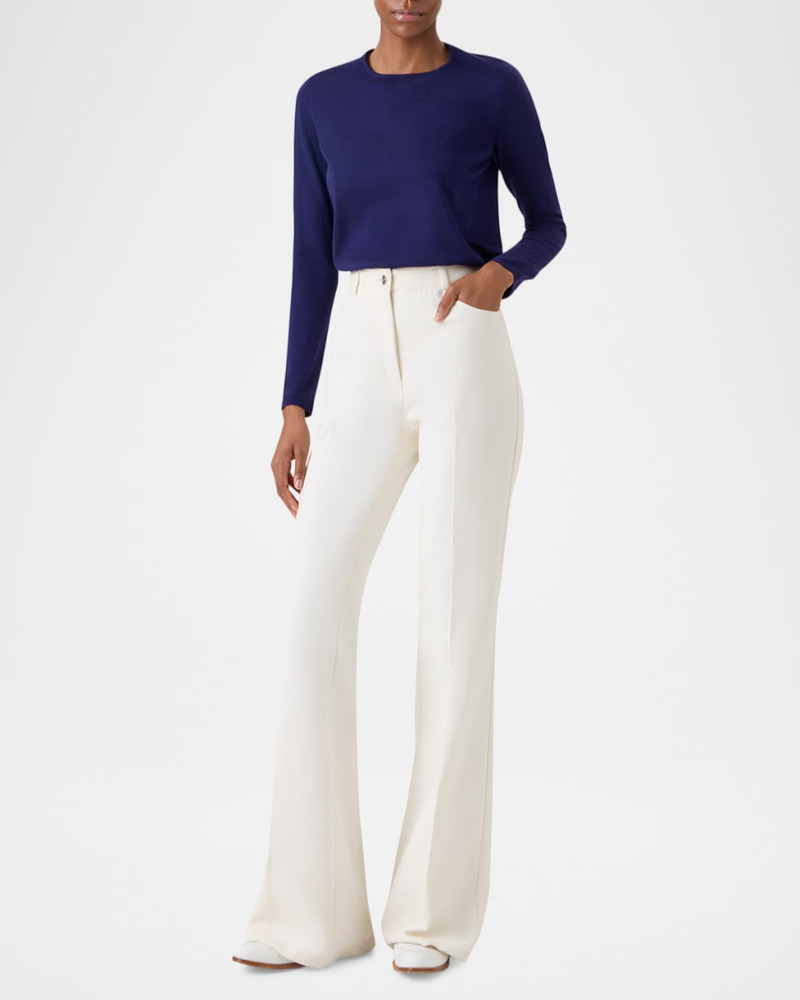 AKRIS Cashmere-Silk Fine Gauge Knit Sweater outlook