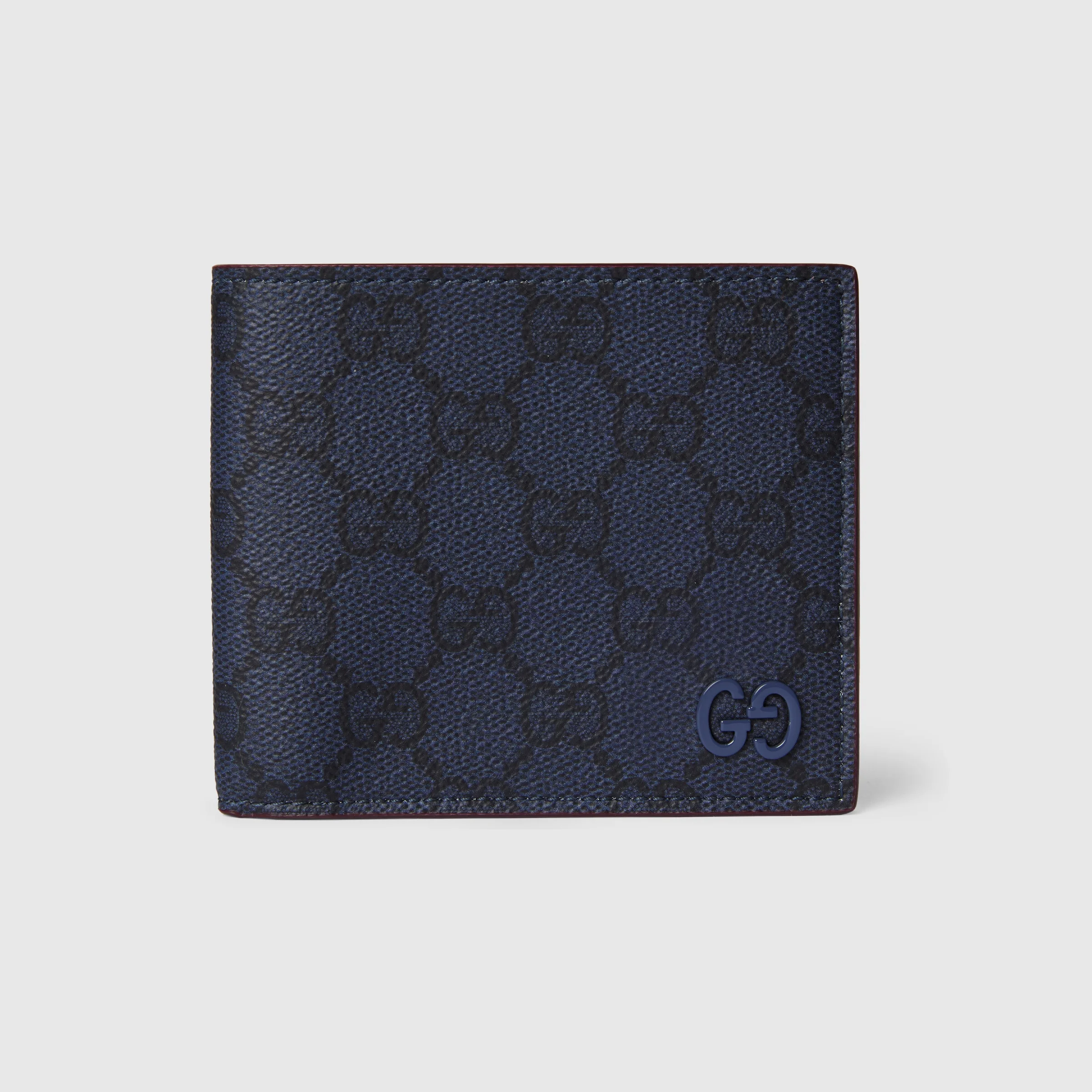 Bordeaux interior GG bi-fold wallet - 1