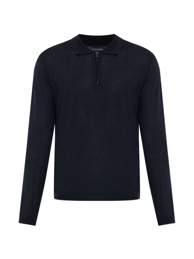 long-sleeve polo shirt 1